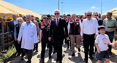 Vali Gül, Bahçelievler’de kurban alanında incelemeler yaptı