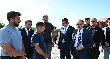 Vali Yavuz Yazıhan’da incelemeler yaptı