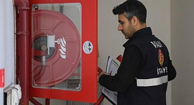 Van’da iş yerlerine yangın güvenliği denetimi