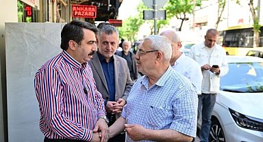 Yıldırım Belediye Başkanı Yılmaz esnaf ve vatandaşla bayramlaştı