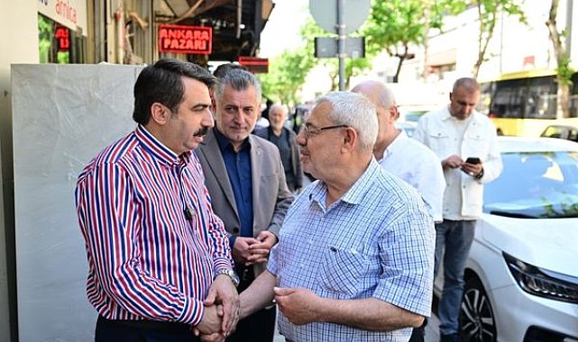 Yıldırım Belediye Başkanı Yılmaz esnaf ve vatandaşla bayramlaştı