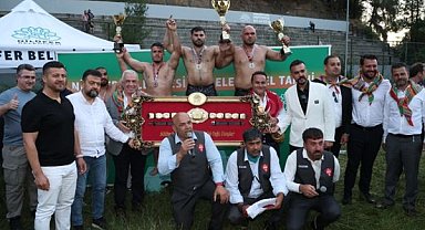 64. Tarihi Çalı Güreşleri’nde başpehlivan Erkan Taş oldu