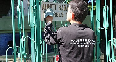 Ahmet Baba Türbesi’nde bakım ve onarım çalışması yapıldı