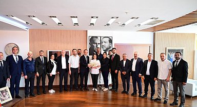AK Parti Heyeti Başkan Çerçioğlu’nu ziyaret etti