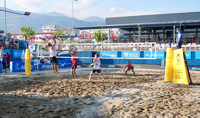 Alanya’da Dünya Plaj Voleybolu heyecanı başladı