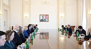 Aliyev, ABD Dışişleri Bakanlığı heyetini kabul etti