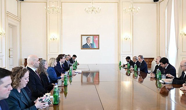 Aliyev, ABD Dışişleri Bakanlığı heyetini kabul etti