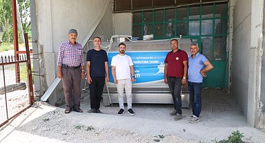 Antalya Büyükşehir Belediyesi’nden üreticilere 4 tonluk süt soğutma tankı desteği