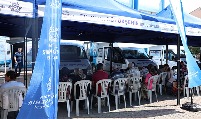 Aydın'da, Mobil Ağız ve Diş Sağlığı Klinikleri vatandaşlarla buluştu