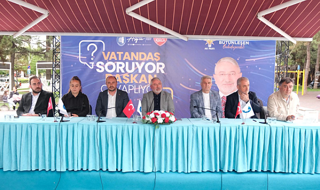 Başkan Aşgın, vatandaşlarla Pirbaba Parkı’nda buluştu