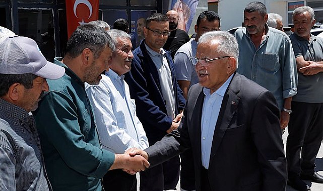 Başkan Büyükkılıç, Akkışla ve Çiftlik Mahallesi’nde vatandaşlarla buluştu