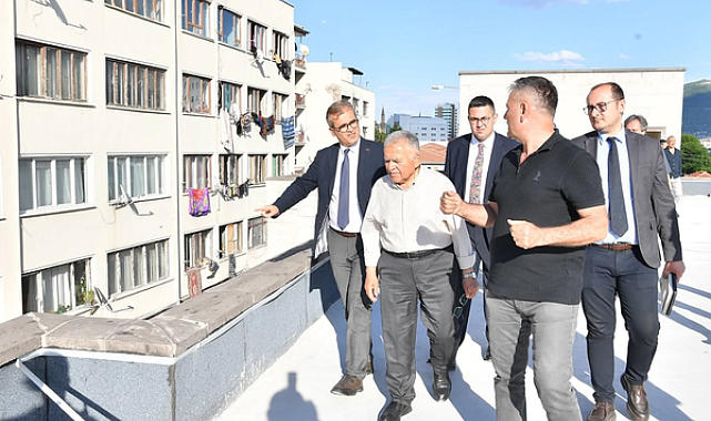Başkan Büyükkılıç, Tarihi Kayseri Mahallesi 3'üncü etap çalışmalarını inceledi