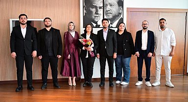 Başkan Çerçioğlu’na, Türkiye Gençlik Vakfı Aydın İl Temsilciliği’nden ziyaret