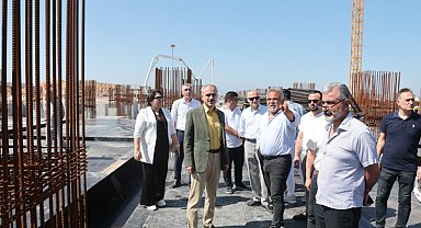 Başkan Çiftçi, Çayırova Devlet Hastanesi inşaatını yerinde inceledi