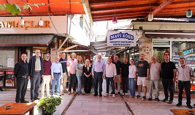 Başkan Özlü, Gaziantep Caddesi esnafıyla buluştu