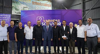 Başkan Özlü, vatandaşlarla buluştu
