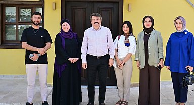 Başkan Yılmaz, Filistin ekibini ağırladı