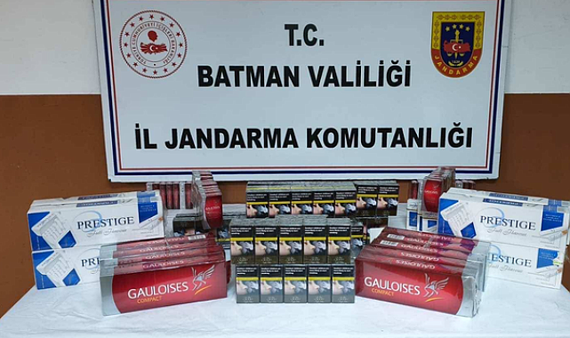 Batman’da kaçakçılık operasyonlarında 20 kişi hakkında işlem başlatıldı