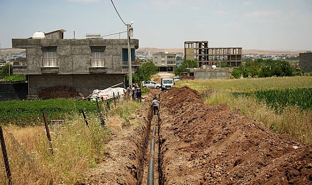 Bismil Kooperatif Mahallesi'ne 10 bin metrelik kanalizasyon şebekesi