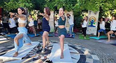 Bodrum’da 12. Uluslararası Yoga Günü etkinliği düzenlendi
