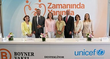 Boyner Vakfı ve UNICEF Türkiye'den 'Zamanında Yanında' projesi