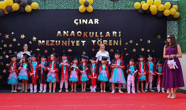 Buca Çınar Anaokulları’nda mezuniyet sevinci