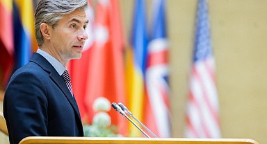 Budrys'den, Danimarka Dışişleri Bakanı Rasmussen'e tebrik mesajı