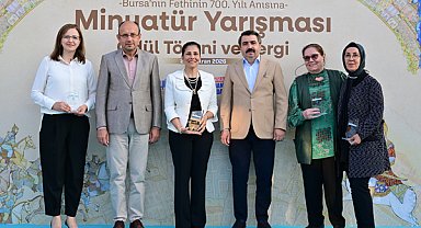 Bursa’nın fethinin 700. yılına özel minyatür yarışmasının ödülleri verildi