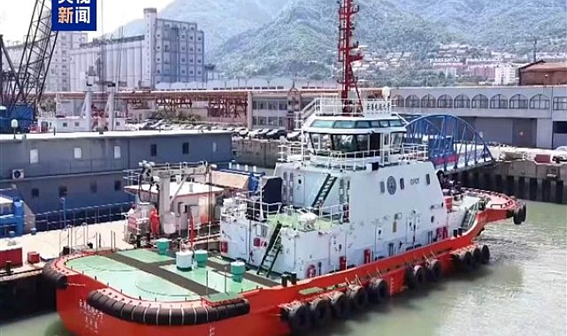 Çin’de elektrikli gemi ilk kez enerjiyi şebekeye ihraç etti
