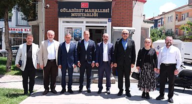 Çorum Belediyesi Meclis üyelerinden mahalle muhtarlarına ziyaret