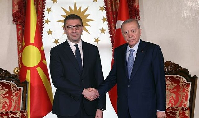 Cumhurbaşkanı Erdoğan, Mickoski’yi kabul etti
