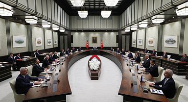 Cumhurbaşkanlığı Kabinesi Erdoğan, başkanlığında toplandı