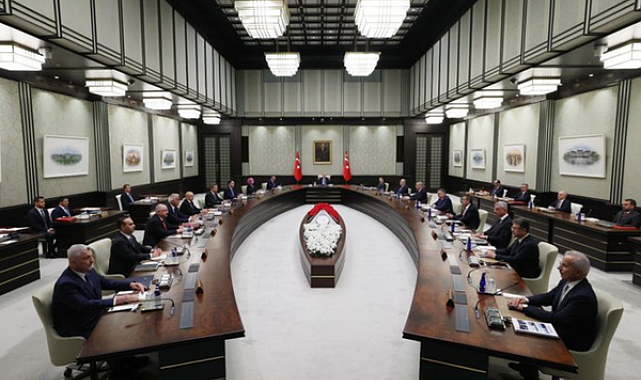 Cumhurbaşkanlığı Kabinesi Erdoğan, başkanlığında toplandı