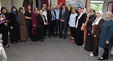 Dikiş Kursu Yıl Sonu Sergisi açıldı