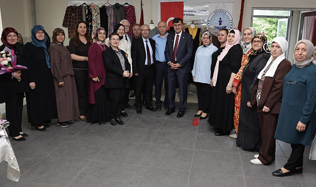 Dikiş Kursu Yıl Sonu Sergisi açıldı