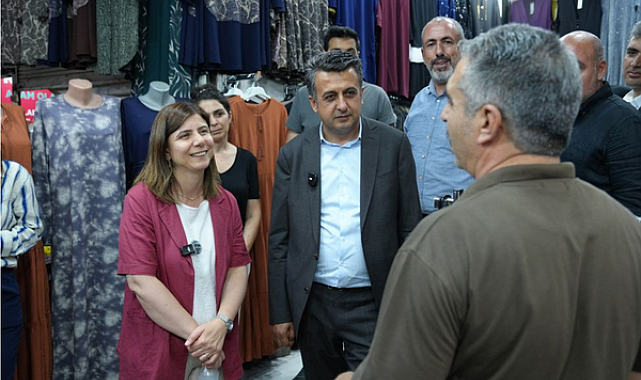 Diyarbakır’da Eşbaşkanlardan Gazi Caddesi esnafına ziyaret