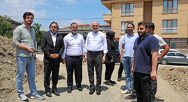Düzce’de 19 Mayıs Spor Kampüsü ve Cedidiye Meydanı çalışmaları sürüyor