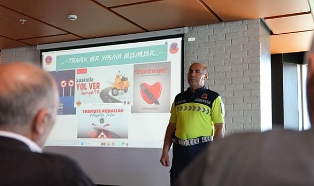 Düzce Ulaşım A.Ş. şoförlerine trafik eğitimi verildi