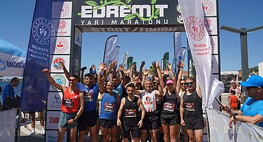 Edremit Yarı Maratonu gerçekleşti