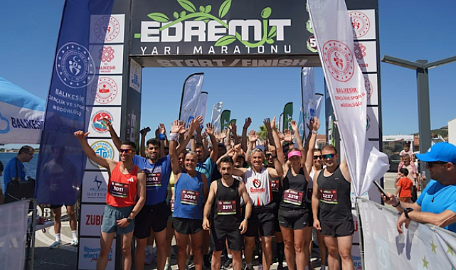 Edremit Yarı Maratonu gerçekleşti