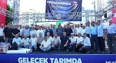 Erdemli’de üreticilere tarımsal destek sağlandı