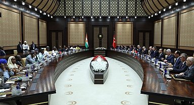Erdoğan, Nijer Cumhurbaşkanı Tiani ile heyetler arası görüşme gerçekleştirdi