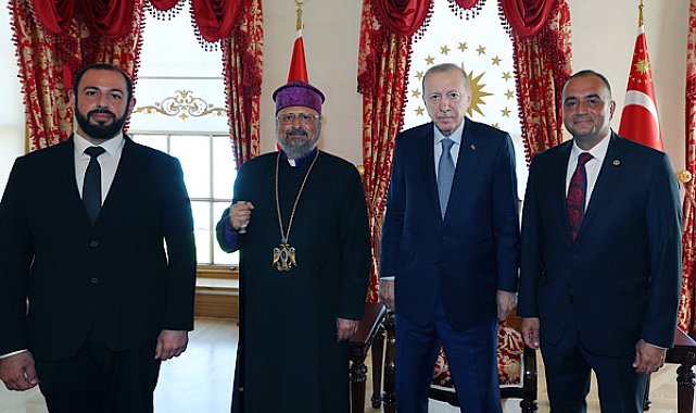 Erdoğan, Türkiye Ermenileri Patriği Maşalyan ve Milletvekili Sıvacıoğlu'nu kabul etti