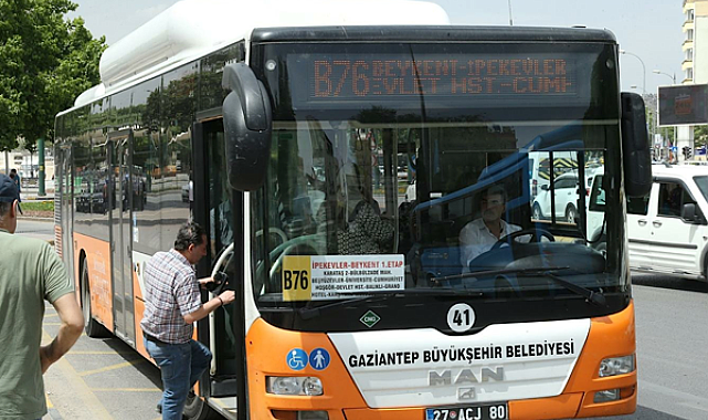 Gaziantep’te LGS günü ulaşım ücretsiz