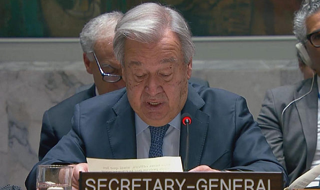 Guterres: Böyle insanlarla çalışmak hayatımın en büyük ayrıcalığı oldu