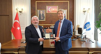 Hollanda'nın Ankara Büyükelçisi Wijnands, Başkan Aşgın’ı ziyaret etti