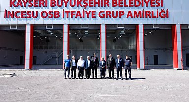 İncesu OSB’de yeni itfaiye binası tamamlandı