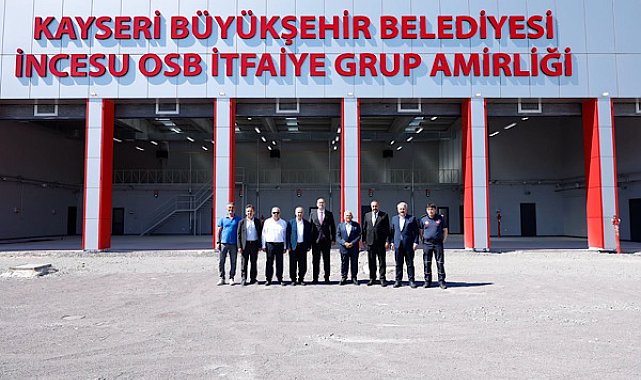 İncesu OSB’de yeni itfaiye binası tamamlandı
