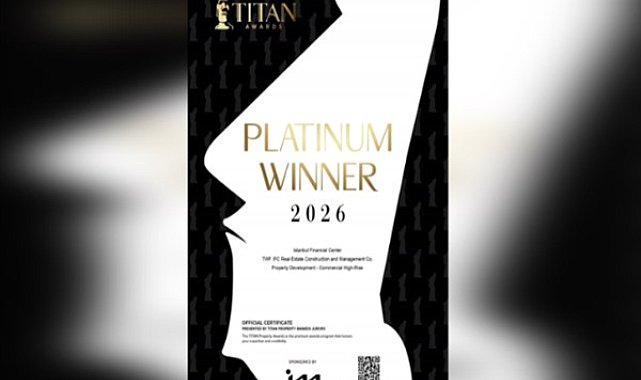 İstanbul Finans Merkezi’ne TITAN Property Awards’tan 3 kategoride ödül