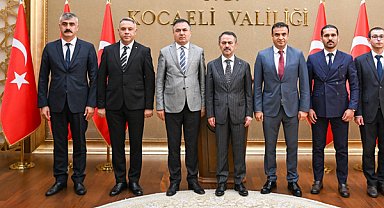 İZDES heyetinden Vali Aktaş’a ziyaret